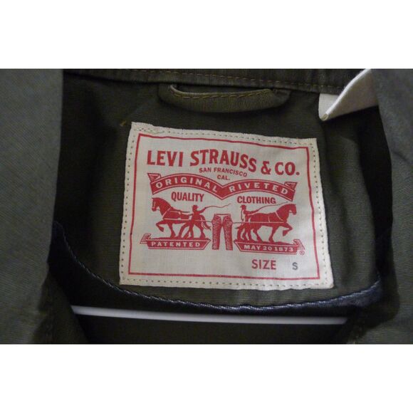 Levi's Army Military Field Jacket - Olive Green S - Picture 5 of 6